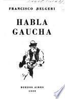 Habla gaucha