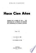 Hace cien años: 1o. de junio de 1868 a 30 de setiembre de 1868
