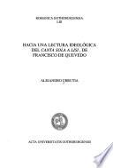 Hacia una lectura ideológica del Canta sola a Lisi, de Francisco de Quevedo