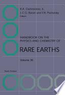 Handbook on the Physics and Chemistry of Rare Earths