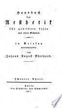 Handbuch der Aesthetik für gebildete Leser aus allen Ständen