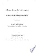 Havana Central Railroad Company to Central Trust Company of New York