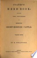 Herdbook Containing the Pedigree of Improved Short-horn Cattle