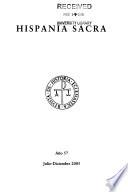 Hispania sacra : revista de historia eclesiastica de Espana