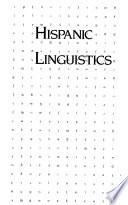 Hispanic Linguistics