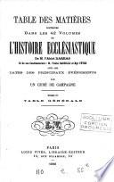 Histoire générale de l'Église depuis la Création jusqu'à nos jours (jusqu'au xii siècle par J.-E. Darras, jusqu'au pontificat de Clement vii par J. Bareille, terminée par J. Fèvre).
