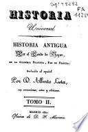 Historia antigua