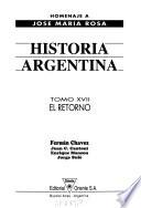 Historia argentina: El retorno