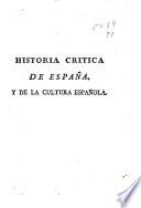 Historia critica de España, y de la cultura española: Suplementos. 1796-1800