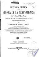 Historia crítica de la Guerra de la Independencia en Cataluña