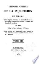 Historia crítica de la Inquisición de España