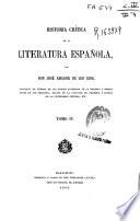 Historia crítica de la Literatura Española