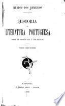 História da literatura portuguêsa desde as origens até á actualidade