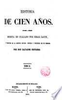 Historia de cien años, 1750-1850