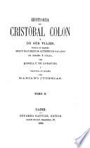 Historia de Cristóbal Colon y de sus viajes