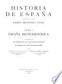 Historia de España: España primitiva. (3 v.)