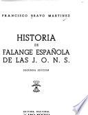 Historia de Falange Española de las J.O.N.S.