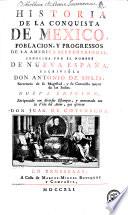 Historia de la conquista de Mexico [...]