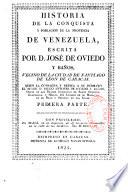 Historia de la conquista y población de la provincia de Venezuela