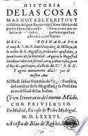Historia de la cosas mas notables, ritos y costumbres del gran Reyno de la China: ... Hecha y ordenada por el muy R.P.M.F. Iuan Gonçalez de Mendoça, de la orden de S. Augustin, ... A quien la magestad catolica embio con su real carta, y otras cosas, para el Rey de aquel reyno, el año del 1580. Y agora nueuamente añadida por el mismo autor ... Con vn Itinerario del nueuo Mundo. ..