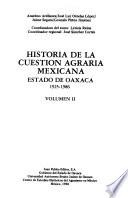 Historia de la cuestión agraria mexicana: 1925-1986