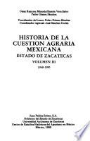 Historia de la cuestión agraria mexicana