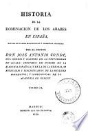 Historia de la dominación de los arabes en España, 2