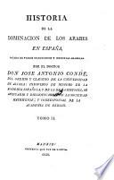 Historia de la Dominacion de los Arabes en Espana