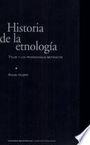Historia de la etnología