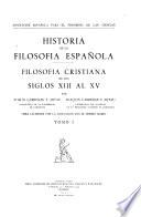 Historia de la Filosofía Española