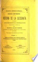 Historia de la geografia y de los descubrimientos geograficos escrita