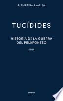 Historia de la guerra del Peloponeso. Libros III-IV