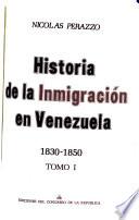 Historia de la inmigración en Venezuela: 1830-1850