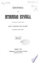 Historia de la interinidad española