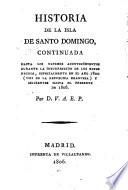 Historia de la isla de Santo Domingo ...
