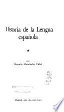 Historia de la lengua española