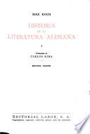 Historia de la literatura alemana