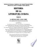 Historia de la literatura cubana