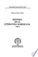 Historia de la literatura dominicana