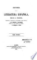 Historia de la literatura española: (1851. VI, 580 p.)