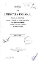 Historia de la literatura española: (1856. 504 p.)