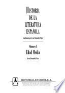 Historia de la literatura española: Edad Media