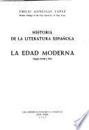 Historia de la literatura española