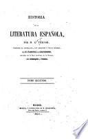 Historia de la literatura española
