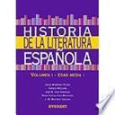 Historia de la Literatura Española. Volumen I-Edad Media