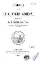 Historia de la literatura griega