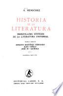 Historia de la literatura