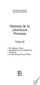 Historia de la literatura peruana