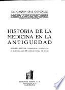 Historia de la medicina en la antigüedad