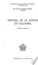 Historia de la música en Colombia